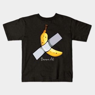 Banana - Banana Art - Yellow Exotic Banana Fruit Kids T-Shirt